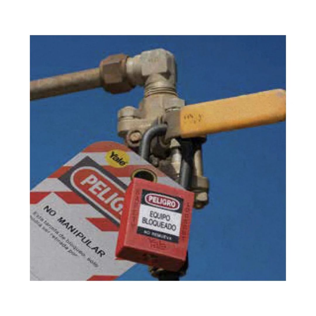 Candado Gancho Nylon Naranja B