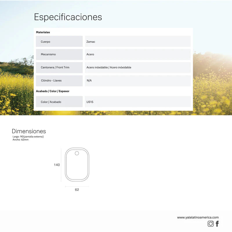 Cerrojo Digital YRD256