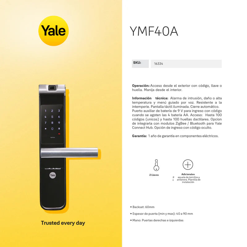 Cerradura digital YMF40A