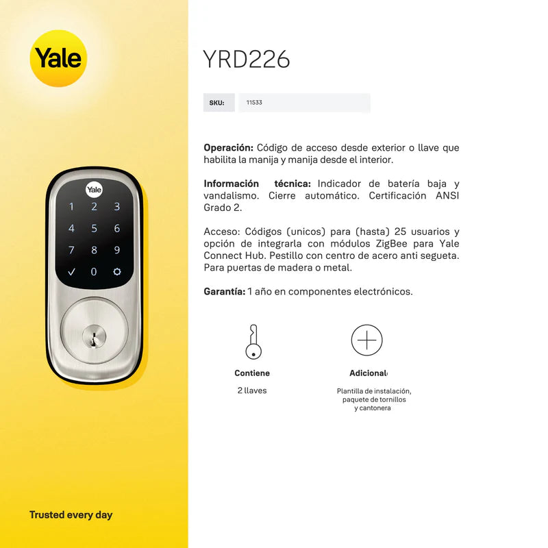 CERRADURA YRD226