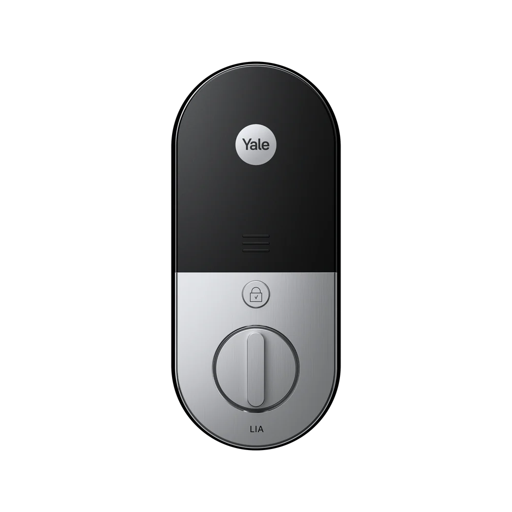 Cerradura digital Lia silver (Embutir) con módulo para abrir desde el celular