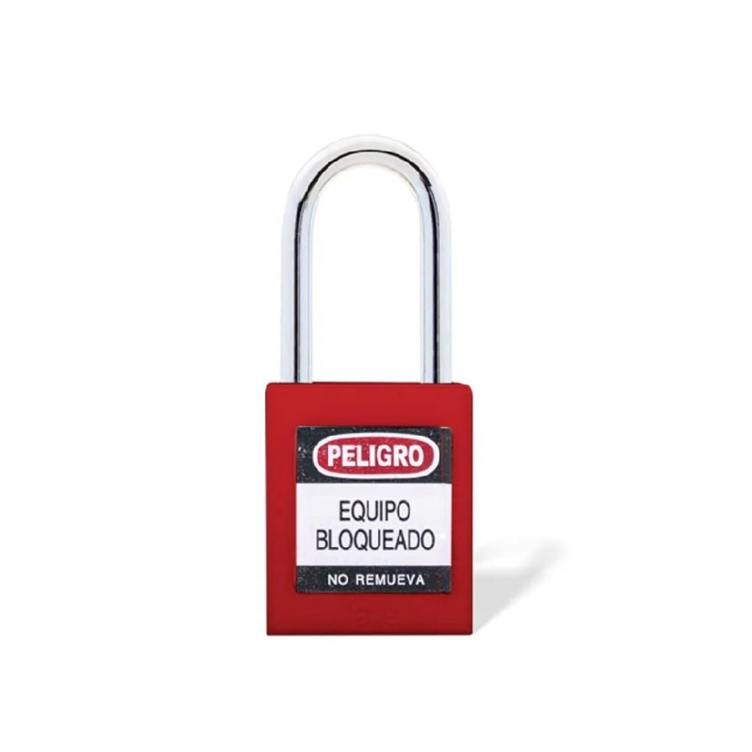 Candado Gancho Metálico Rojo B