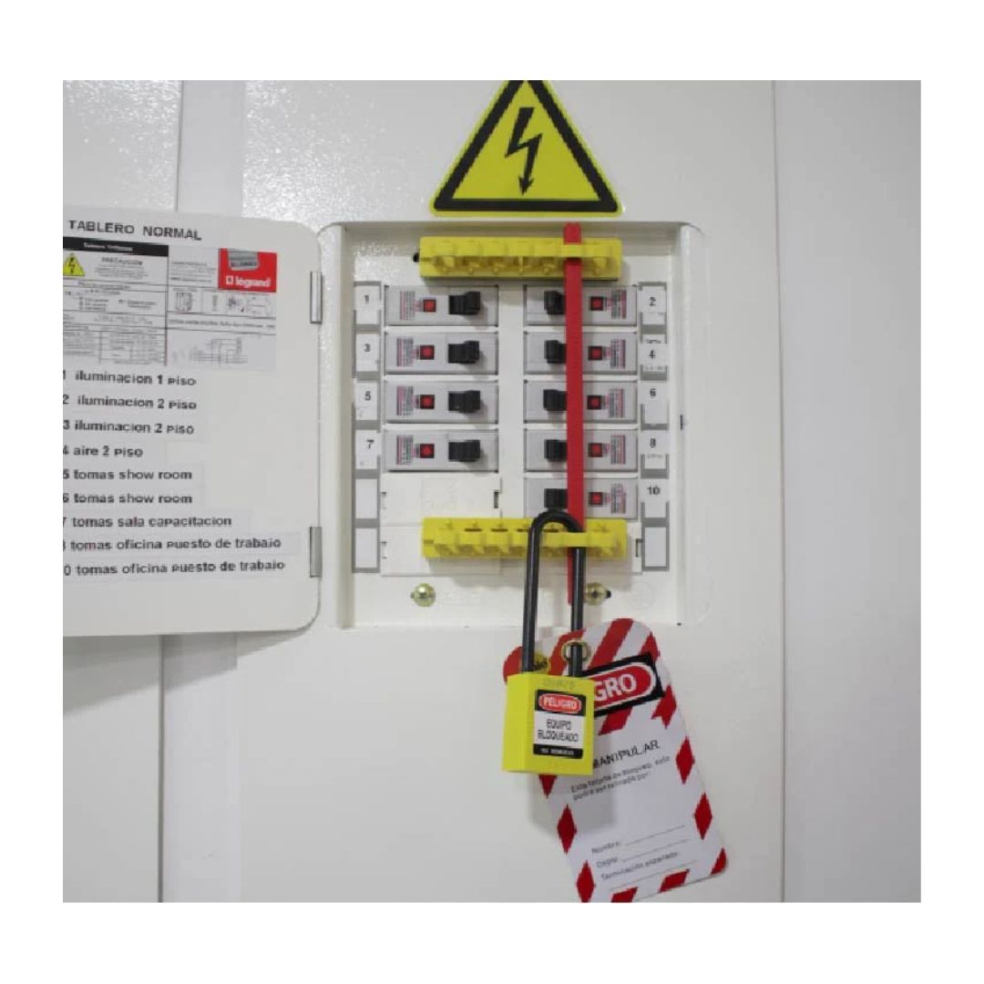 Candado Gancho Metálico Rojo B