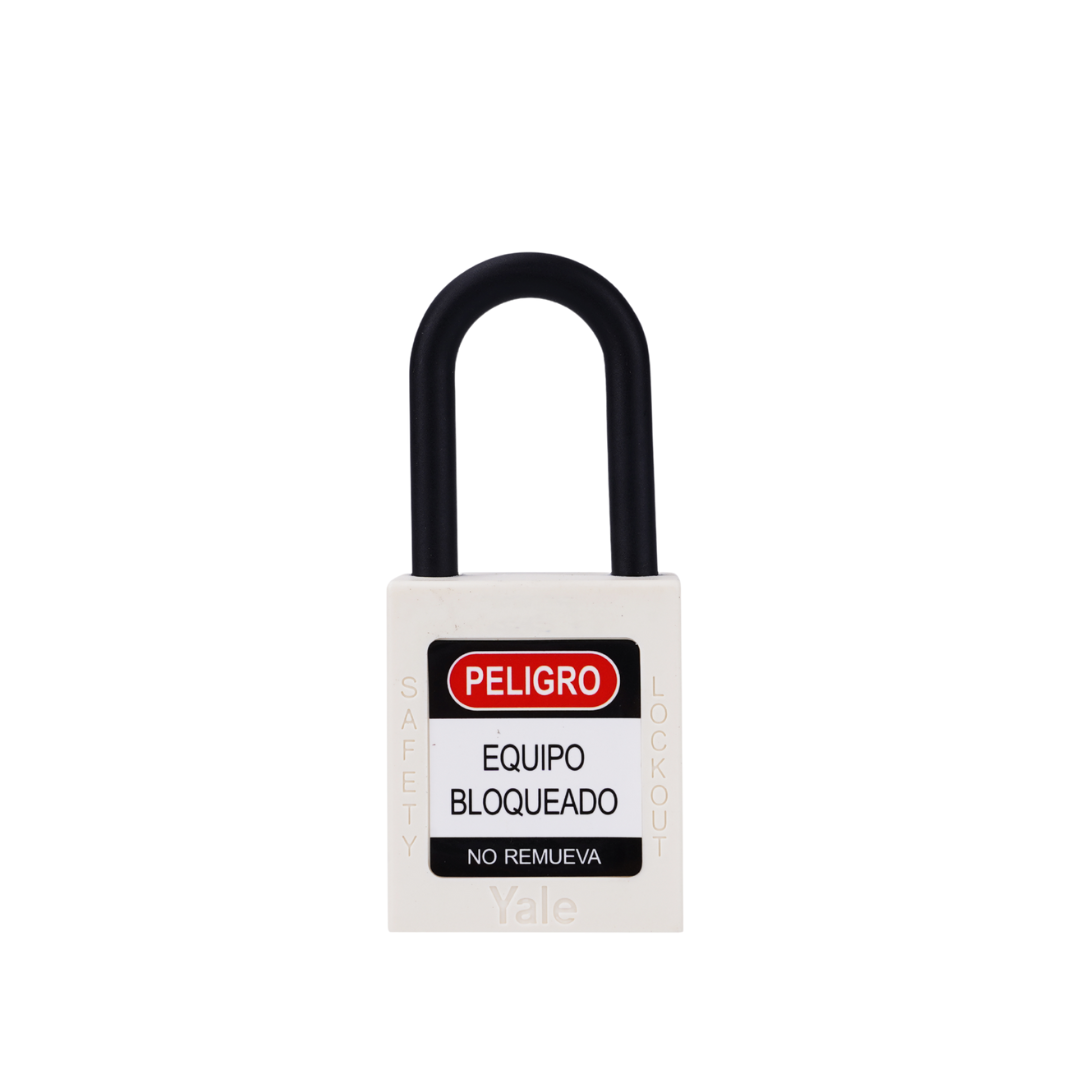 Candado Gancho Nylon Blanco B