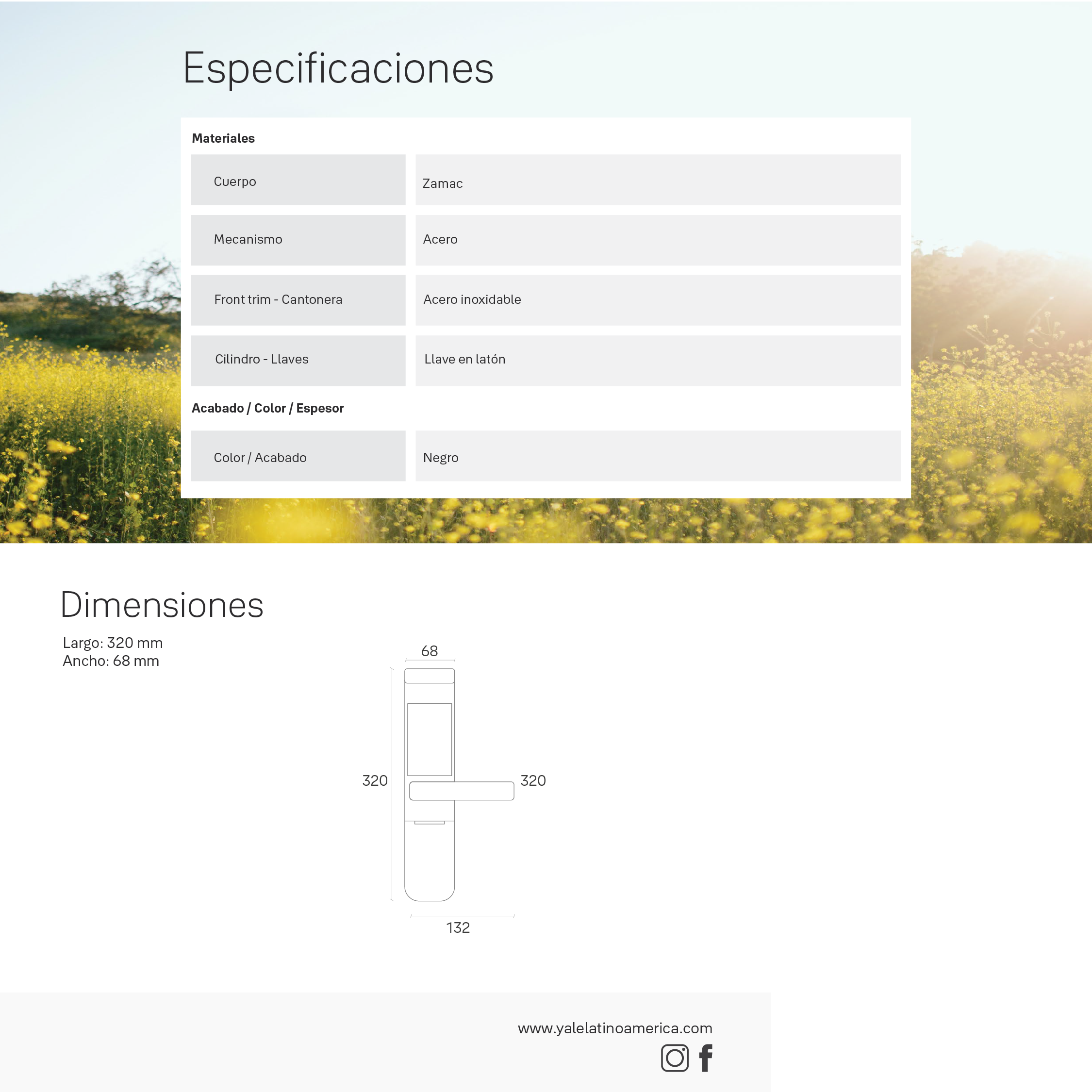 Cerradura Digital YMF30A