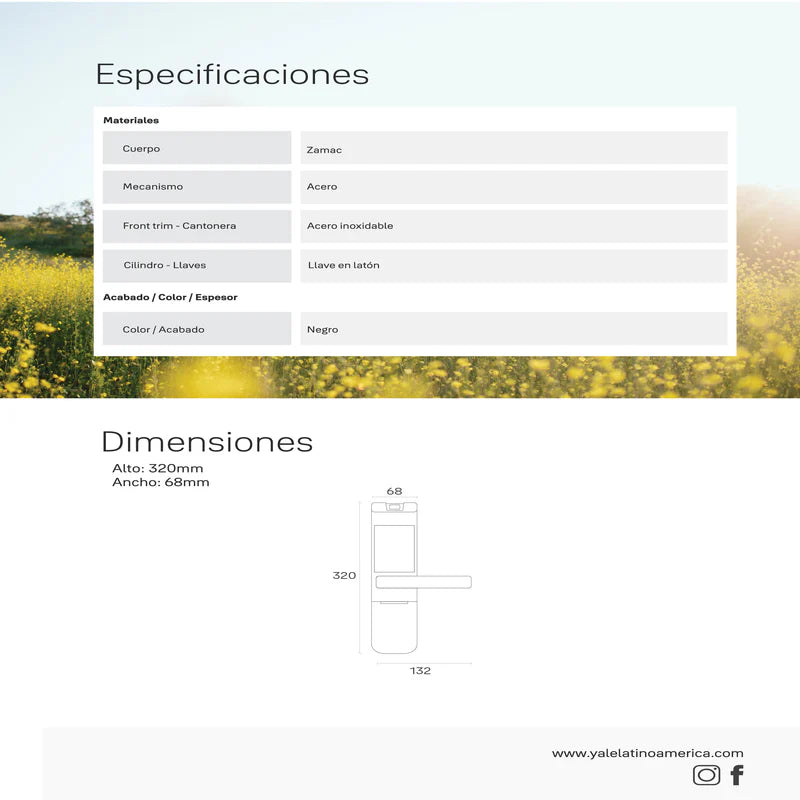 Cerradura digital YMF40A