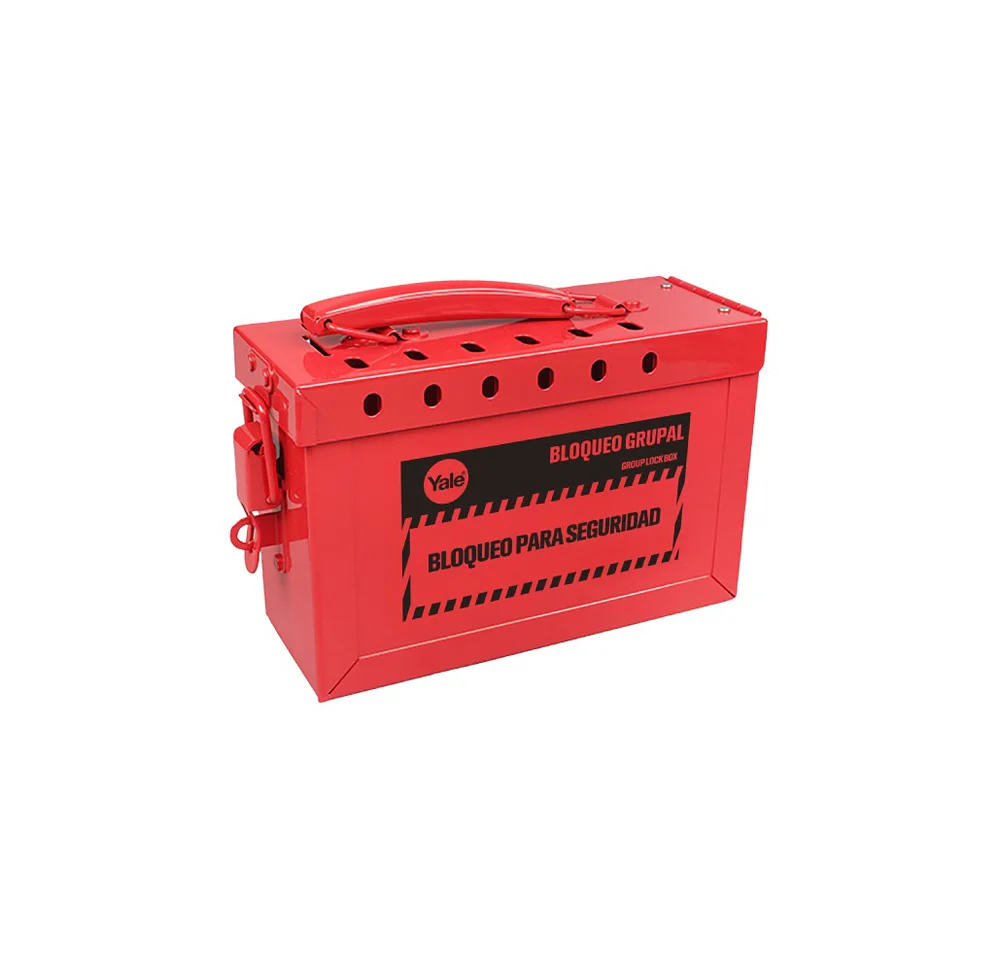 Caja Bloqueo Roja Grupal