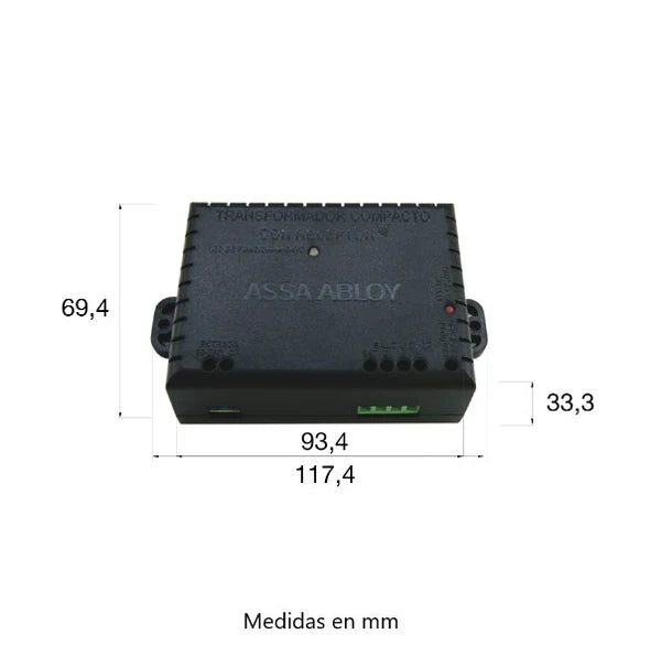 Transformador + Control Remoto para Cerradura Eléctrica